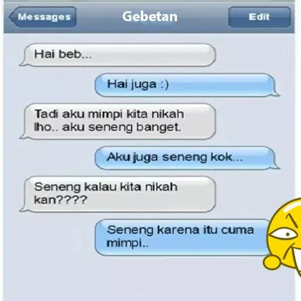 12 Chat lucu terlanjur kegeeran ini endingnya nyesek