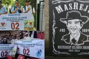 10 Nama komunitas pendukung Prabowo dan Jokowi ini unik banget