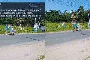 Curhat anak bangga dengan ayahnya yang penjual es doger, salut