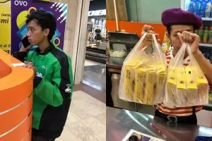 8 Porsi orderan makanan dibatalkan, kisah ojek online ini bikin iba