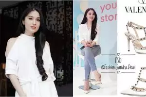10 Harga heels Sandra Dewi ini fantastis, ada yang Rp 54 juta