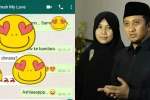 Unggahan chat mesra Yusuf Mansur ke istri ini bikin jomblo baper