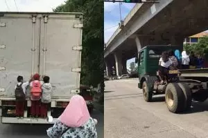 11 Tingkah absurd siswa waktu pulang sekolah ini bikin ngelus dada