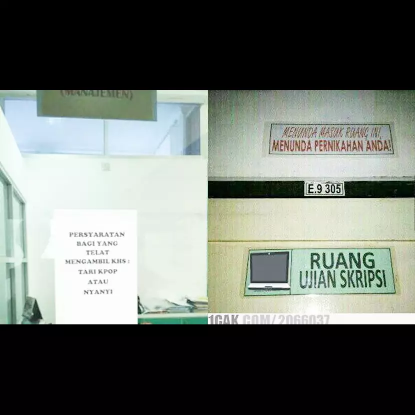 12 Pengumuman absurd di kampus ini bikin senyum kesel