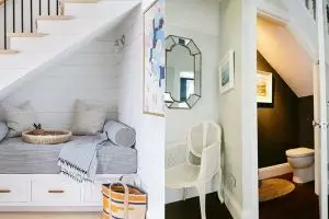 18 Desain ruangan bawah tangga, simpel dan cozy abis