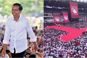 13 Potret Konser Putih Bersatu Bareng Jokowi, penuh keriuhan