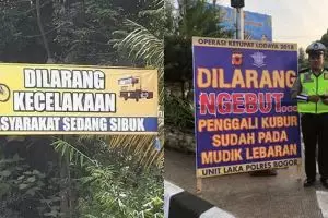 10 Pengumuman lucu dilarang kecelakaan ini bikin geleng-geleng