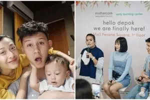 10 Potret Rinni Wulandari dan Jevin Julian momong buah hati, kompak