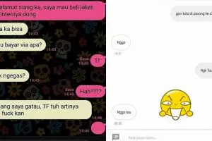 10 Obrolan jual beli online ini nggak santai, bikin ketawa ngegas