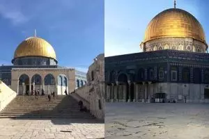 Detik-detik kebakaran di ruang salat Masjid Al Aqsa