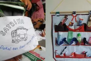 6 Inspirasi kerajinan tangan dari bekas peraga kampanye, kreatif abis