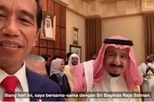 Ngevlog bareng Jokowi, ini pesan Raja Salman untuk Indonesia