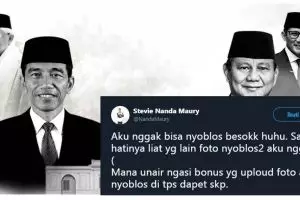 10 Cuitan lucu nggak bisa coblos, endingnya bikin baper