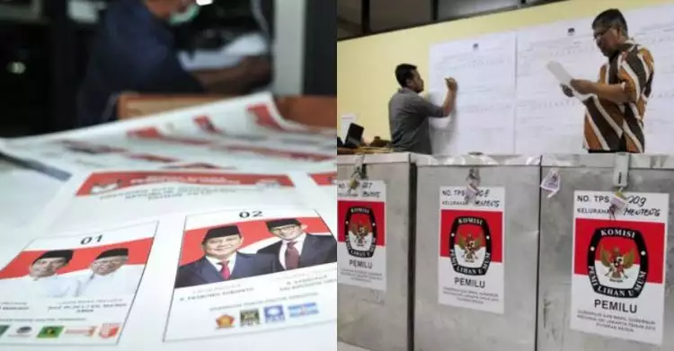 Ini suara yang diperoleh Prabowo-Sandi di TPS Kampung Jokowi