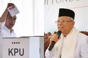 Jokowi-Ma'ruf berhasil unggul di TPS keluarga Cendana