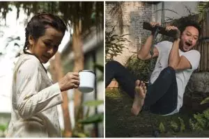 10 Potret halaman belakang rumah Dwi Sasono & Widi Mulia, asri