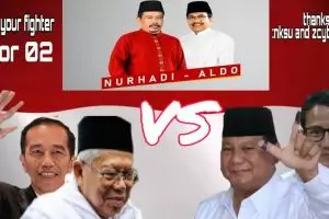 9 Meme lucu Nurhadi-Aldo setelah pemilu ini bikin ketawa lebar