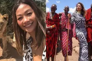 10 Potret liburan Indah Kalalo di Afrika Selatan, jelajah alam liar