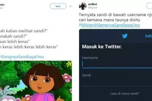 10 Cuitan lucu 'Misteri Hilangnya Sandiaga Uno' ini bikin ngakak