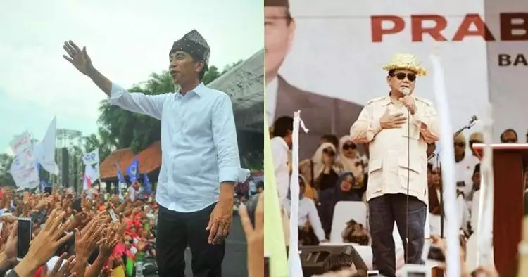 Ini perolehan sementara Jokowi & Prabowo versi real count KPU