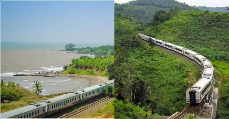 5 Jalur kereta api terindah di Indonesia, ada yang di tepi danau