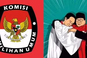 Real count KPU terbaru: Jokowi 54,88% - Prabowo 45,12%
