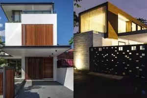 15 Inspirasi pagar untuk rumah minimalis, hunian tampak berkelas