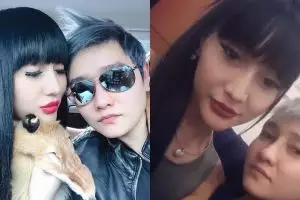 8 Momen mesra Lucinta Luna & pacar barunya, sebut keluarga bahagia