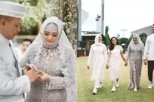 9 Potret pernikahan istri mendiang Sys NS dengan cinta pertamanya