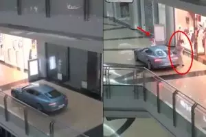 Tajir abis, pria ini sewa satu mal dan belanja sambil naik mobil