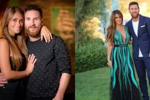 Viral, foto lawas Messi usia 10 tahun bareng istrinya tahun 1998