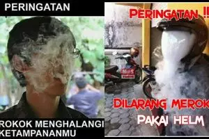 12 Peringatan dilarang merokok ini kocak, malah bikin senyum kecut
