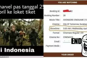 12 Meme lucu perjuangan dapat tiket Avengers: Endgame, bikin geli