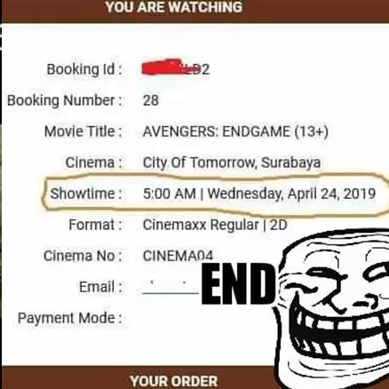 12 Meme lucu perjuangan dapat tiket Avengers: Endgame, bikin geli