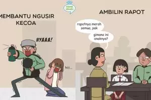 10 Komik lucu 'tipe orderan ojek online' ini bikin tepuk jidat