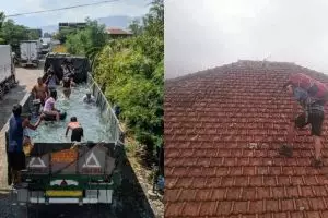 11 Potret liburan ala orang Indonesia, bukti bahagia itu sederhana