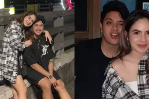 10 Potret kebersamaan Steffi Zamora dan Philopaz, mesra abis