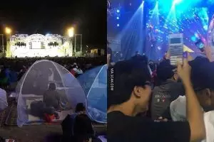 12 Potret lucu tipe-tipe orang nonton konser, bikin tepuk jidat