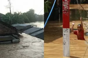 10 Potret kondisi terkini wilayah Jakarta terdampak banjir