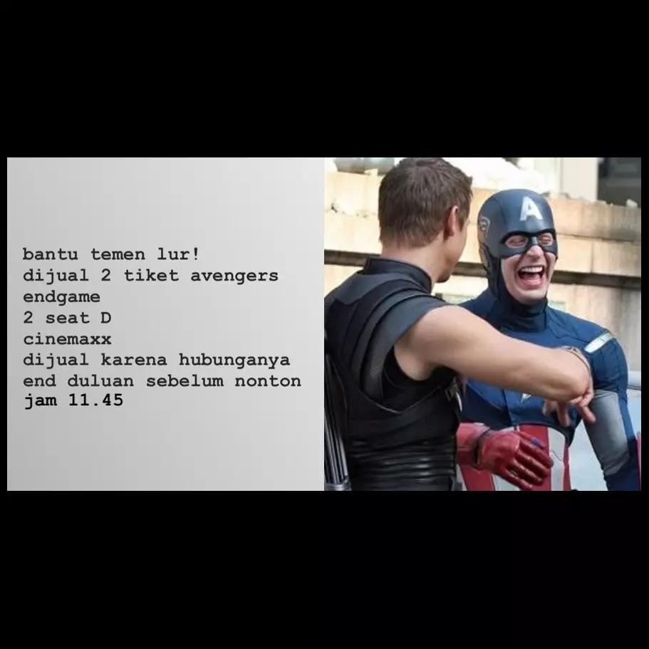 7 Alasan jual tiket Avengers: Endgame ini bikin geleng-geleng