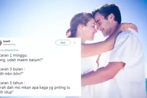 10 Cuitan lucu beda pacaran baru dan sudah lama, nampol abis
