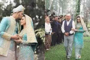 10 Momen akad nikah Irish Bella dan Ammar Zoni, dinikahkan adik