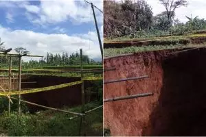 Heboh lubang raksasa di Sukabumi, ini penjelasan Badan Geologi