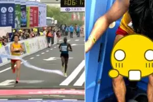 Atlet China ini teruskan lari maraton meski terkena diare