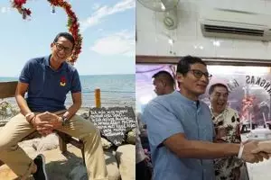 Ini 5 Momen Sandiaga Uno potong rambut, dukung usaha lokal