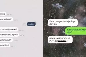 9 Chat dengan pacar ini bukannya romantis malah auto ngegas