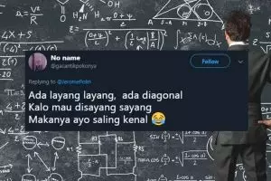10 Pantun lucu pakai istilah matematika ini bikin jomblo baper