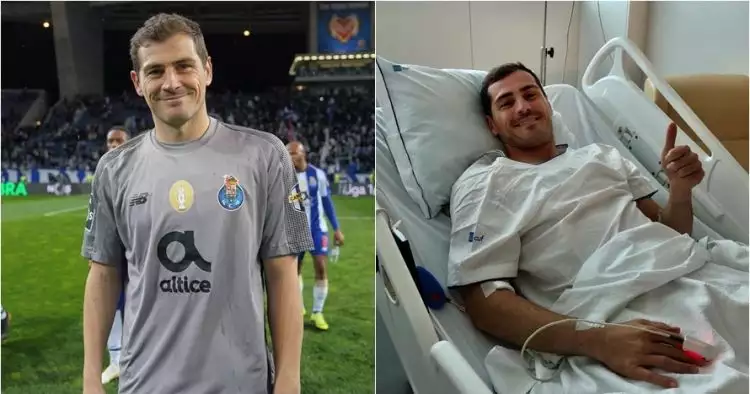 Doa klub elite dan pemain sepak bola dunia untuk Iker Casillas