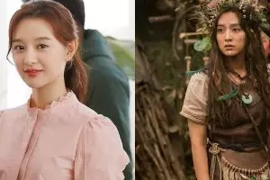 9 Pesona Kim Ji-won jadi suku primitif, cantiknya nggak luntur