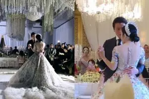 10 Momen resepsi Syahrini & Reino di Jakarta, bak negeri dongeng